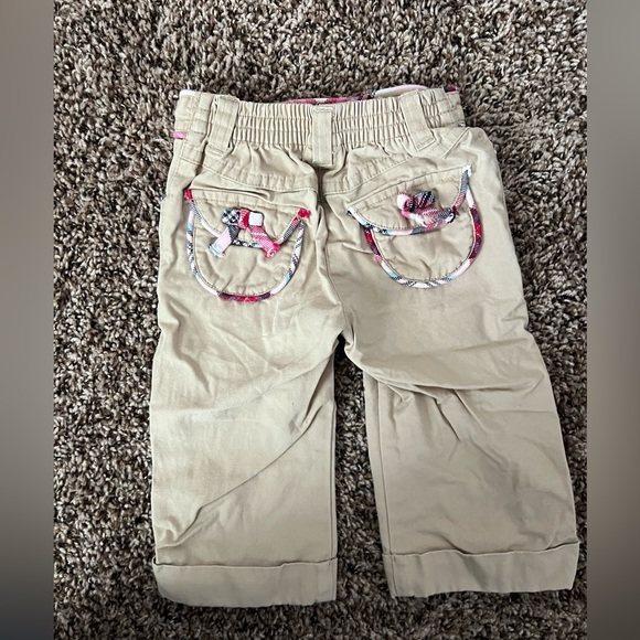 Gymboree pink and blue plaid pant outfit - Picture 3 of 6